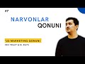 Narvonlar qonuni. 22 Marketing qonuni