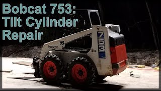 1995 Bobcat 753  Bucket Tilt Cylinder Rebuild