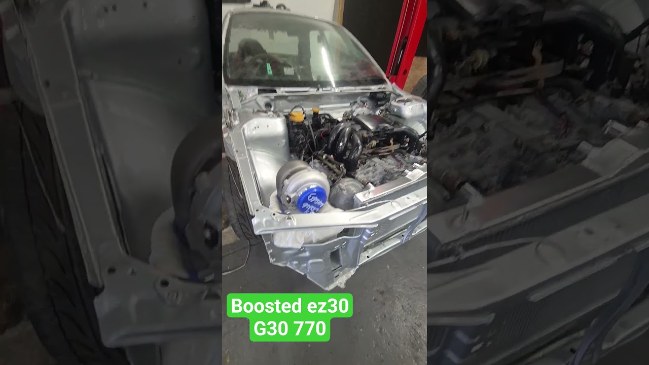 Custom G30 770 T51R MOD turbo install on the 6 cylinder H6 EZ30 