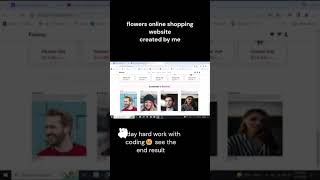 Online flowers shopping webpage using HTML CSS & JAVASCRIPT