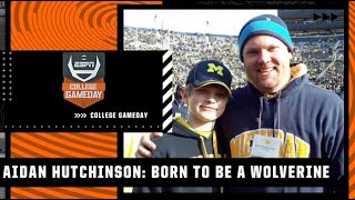 How Aidan Hutchinson followed in his dad’s footsteps | College GameDay