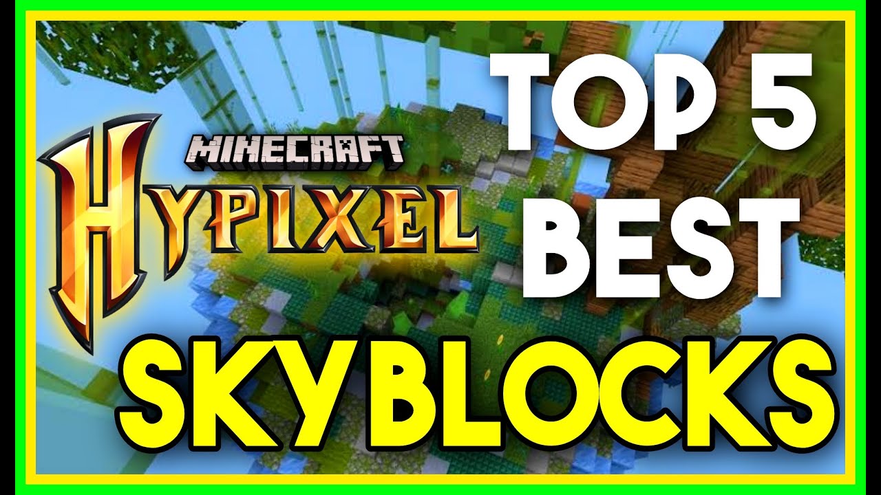 Top 5 best HYPIXEL SKYBLOCK like servers of all time in MCPE | Rapid10x ...