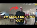 INSTANT Regret After Man Threatens The WRONG Airport Police!