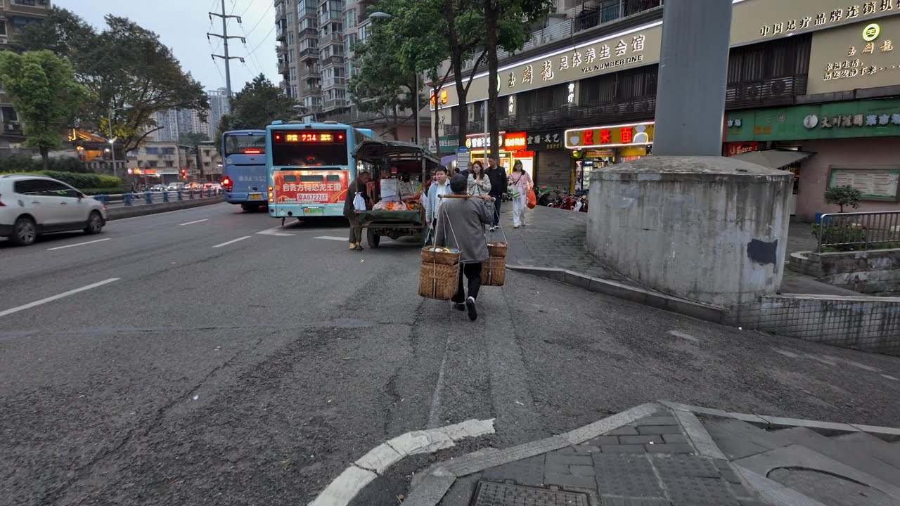 杨公桥 散步 | 中国重庆沙坪坝区 [4K HDR]