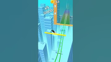 Stunt Rails level 1 Android/iOS Gameplay #10million #gameplay #shorts #stuntrails #new #games