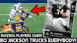 BO JACKSON TRUCKS EVERYBODY IN HIS WAY! Madden 20 Ultimate Team