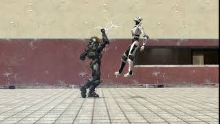 Striker Finisher Gmod fighting animation test