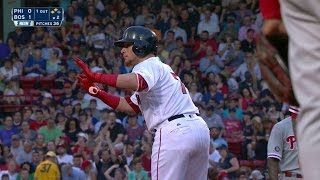 PHI@BOS: Vazquez rips an RBI double to right field