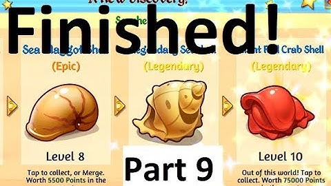 Healing Waves Event Part 9 - A Giant Red Crab Shell to Finish - Merge Dragons