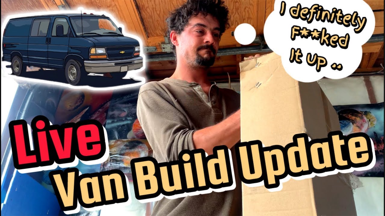 Bruce Vanlife Jr is live! DIY Van Build Update !! - YouTube