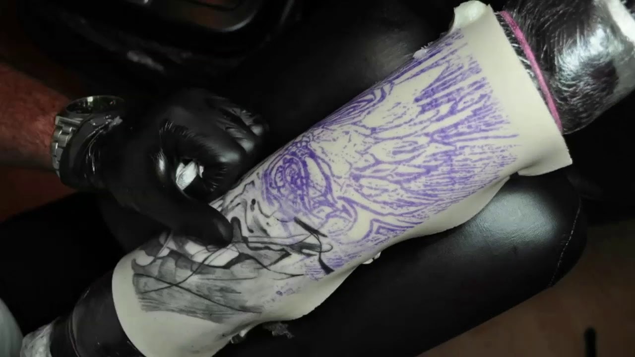 Reel Skin Practice skin tattoo timelapse YouTube