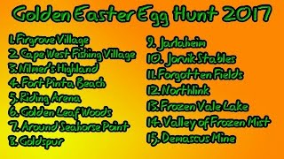 Star Stable Online || ALL 15 Golden Easter Eggs 2017