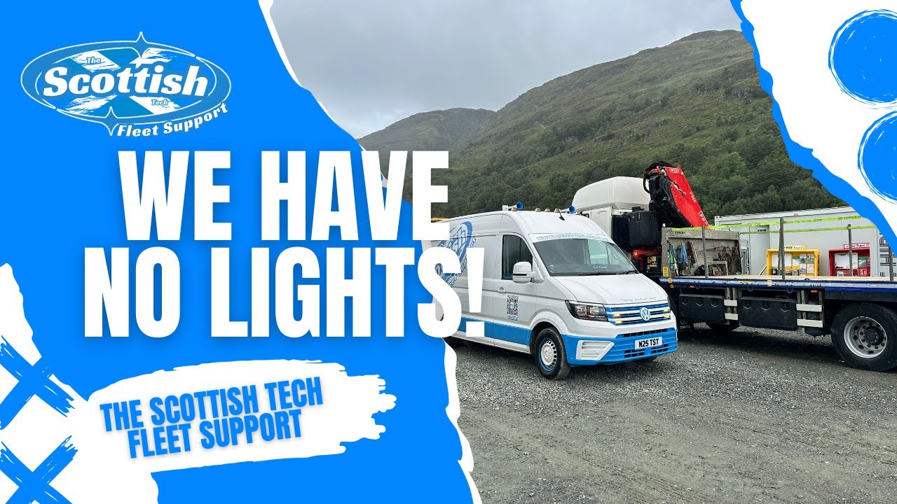 DAF CF Emergency Breakdown | No Rear Lights Roadside Fix