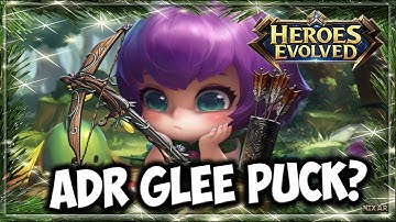 I GAVE HER A BOW AND QUIVER!! | Heroes Evolved Glee Puck Build | Ranked Gameplay