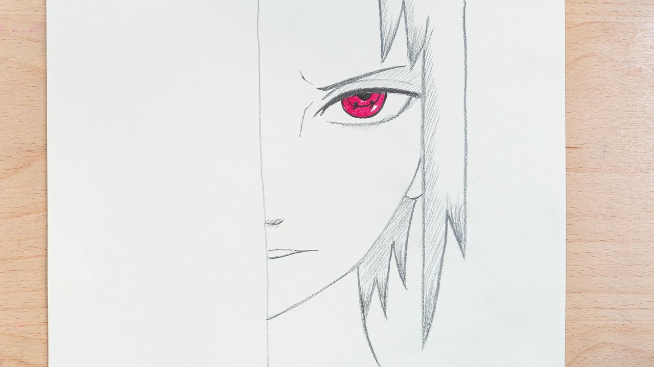 COMO DESENHAR ANIMES.  Anime sketch, Naruto sketch drawing