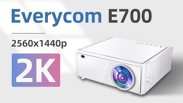 Everycom E700 - Real 2K Projector!!!