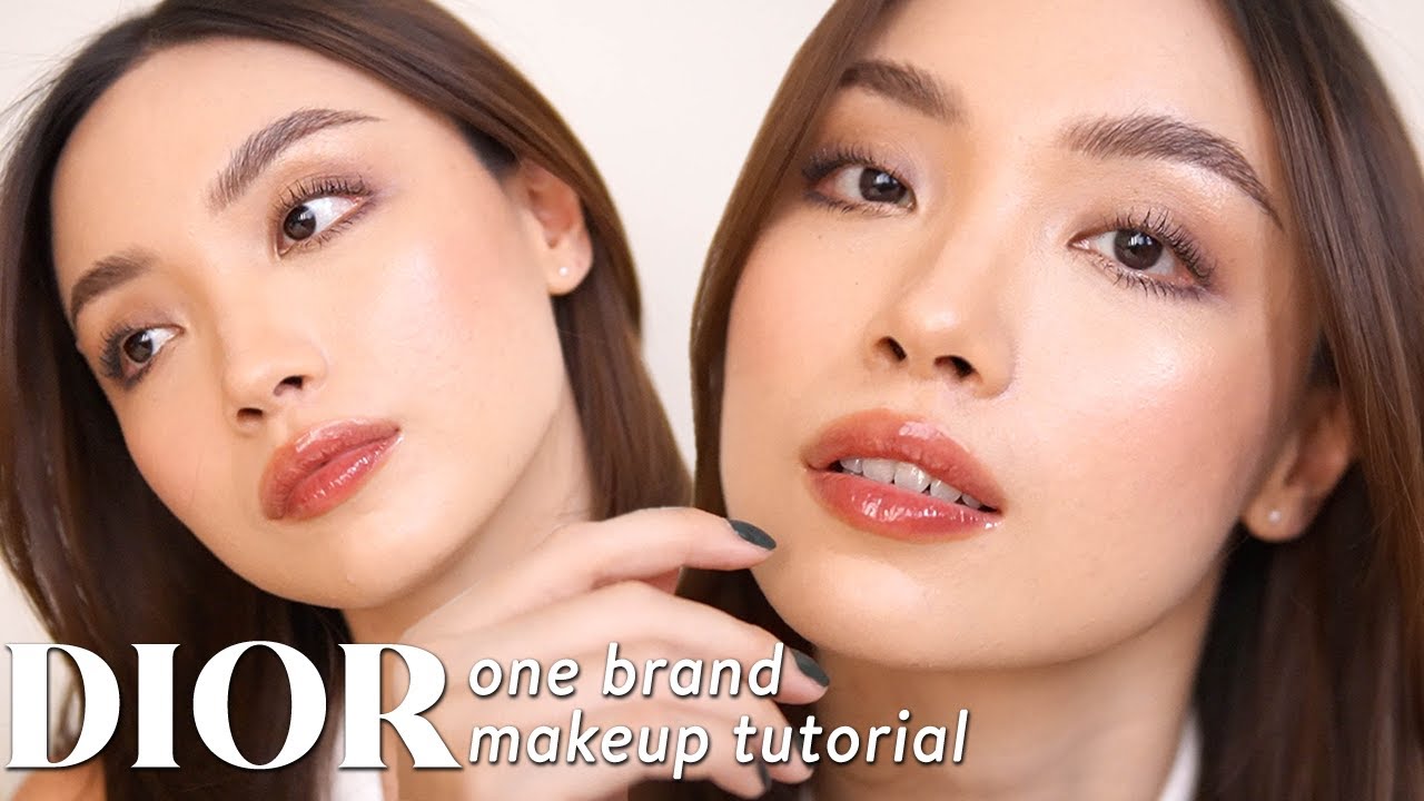 one brand makeup tutorial DIOR !! cobain semua yang viral! beneran worth hype?! 🧐 - YouTube