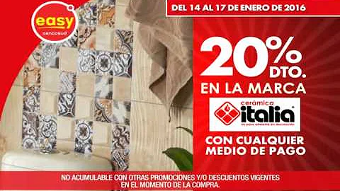 Censcosud Easy- Ceramicas- 10/17 Enero 2016