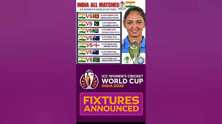 ICC Women’s World Cup 2025 | Complete Fixtures, Teams & Venues Explained"