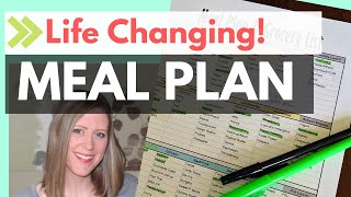 EASY meal planning for BUSY people! (+FREE download)