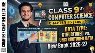 Chapter 6 structured and unstructured data lec 3  new book computer science  class 9th 2026-27
