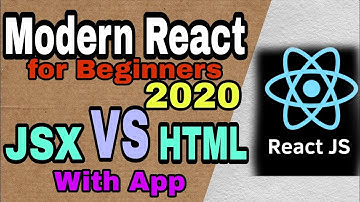 JSX vs HTML with  React js app||react js tutorial ||CreaTion Matters
