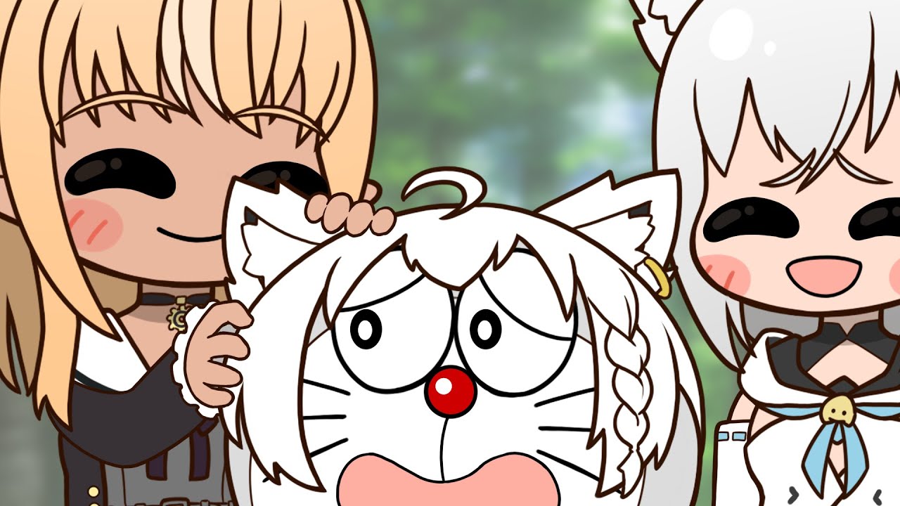 【手描き】ふぶえもんに厳しいフレア【不知火フレア/白上フブキ/ホロライブ切り抜き/切り抜き漫画】