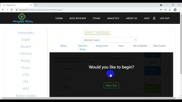 Angaza Elimu Platform Demo