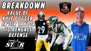 Famous Value of Kyle Dugger & Ja'Sir Taylor to the Bengals Defense Profile