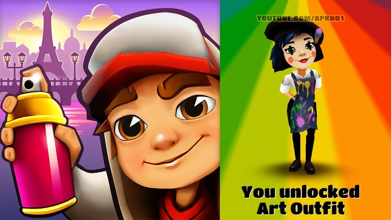 Subway Surfers Gameplay, Tagbot en Paris y Mystery Box