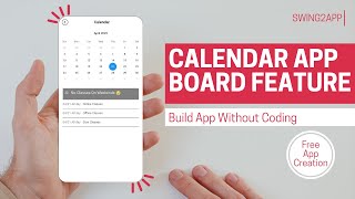 How To Make an Calendar App | No-Code App Guide | screenshot 1