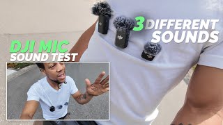 DJI MIC 2 / DJI MIC 1 / DJI MINI Field Test Outdoors SOUND CHECK
