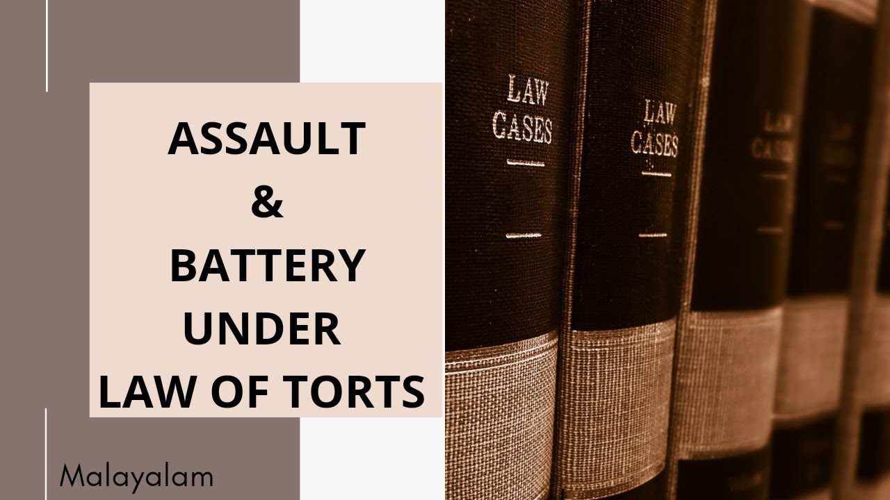 Assault and Battery Law of Tort YouTube