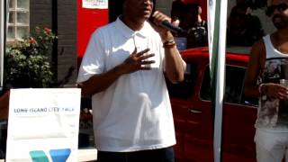 marley marl - honoree speech at 2015 Long Island City YMCA block party