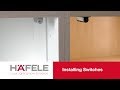 Installing Switches for Häfele Loox Lighting