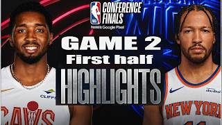 New York Knicks vs Cleveland Cavaliers Game 1 + 2 Highlights - May 21,2026 | NBA Conference Final