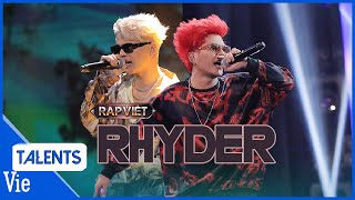 3 phần trình diễn Rhyder người chơi hệ MELODY cháy rực như màu tóc - tiến vào chung kết RAP VIỆT