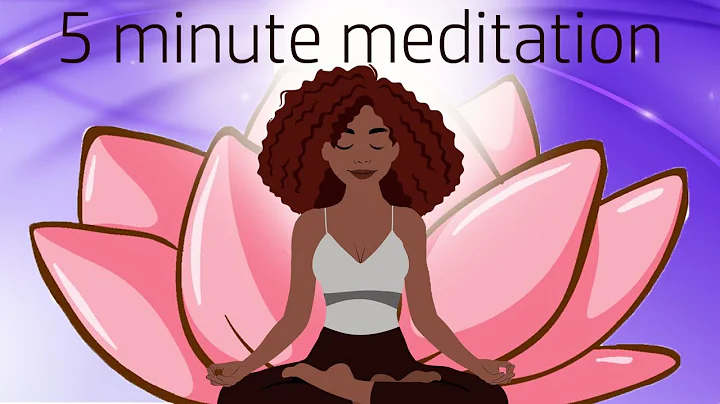 5 Minute Meditation  - Violet Light Flower Energy