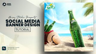 Creative Social Media Post and Square Flyer Design | Photoshop Tutorial