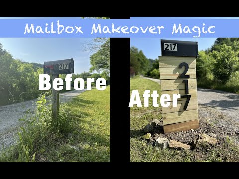 Revamp your ugly mailbox with this super easy DIY upgrade