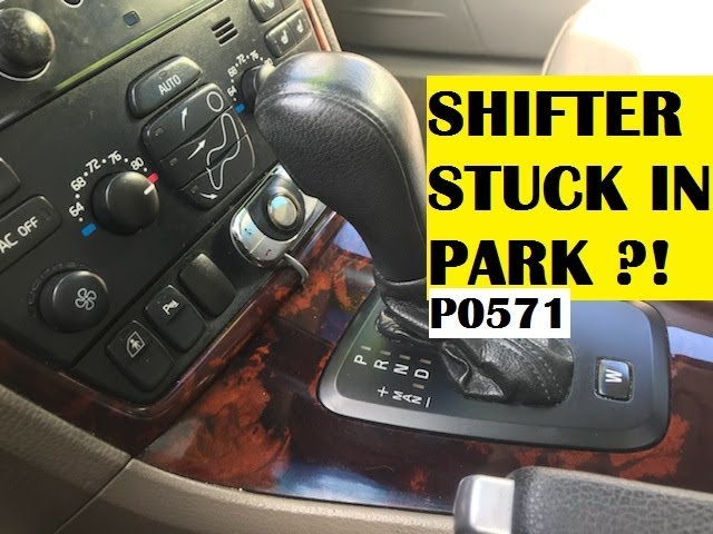 Shifter Stuck In Park. Volvo. P0571 Brake Switch Circuit Issue. Get It Fixed - Youtube