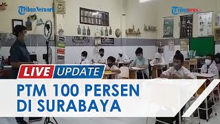 Wali Kota Surabaya Eri Cahyadi Tinjau Hari Pertama Pelaksanaan PTM 100 Persen: Sudah Sesuai Prokes