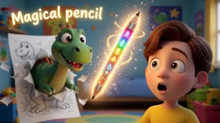 The Magical ✨Pencil ✏️ That Made Drawings Come Alive | Kids Animated Story |  @StoryNanny 