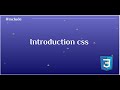 Introduction to CSS - Frontend development session
