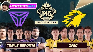 ONIC vs TRIPLE ESPORTS | GAME 2 | M5 CHAMPIONSHIP GROUP STAGE | DAY 4