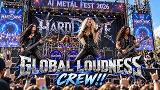 Global Loudness Crew !!  Live !!  AI Metal Fest !!