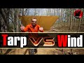 Prepare for Wind the Right Way - Pitching a Tarp in Windy Conditions