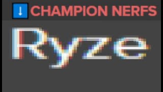 ryze mains have gone FERAL...