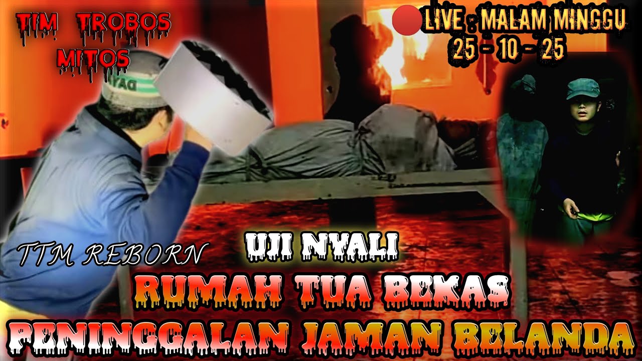 🔴UJI NYALI PALING MENEGANGKAN Rumah Tua Peninggalan Belanda Dipenuhi Sosok Misterius | TTM REBORN