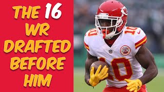 Who Were The 16 Wide Receivers Drafted Before Tyreek Hill? Where Are They Now?